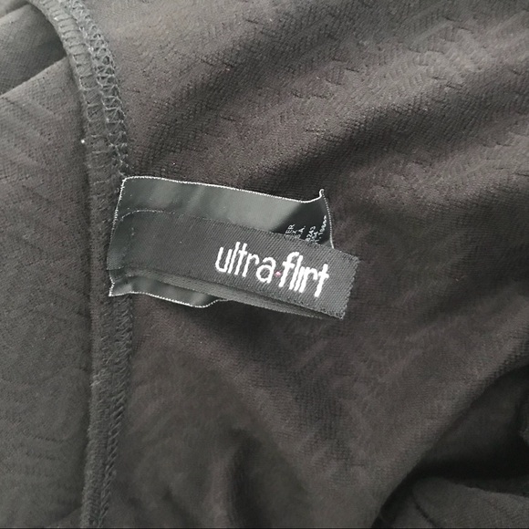 Black a line mini dress - Picture 2 of 2